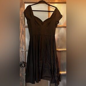 Unique Vintage Black Mini Dress